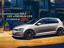 Volkswagen Golf Life  Premium Life      20%.