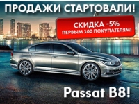 -5%  100   Passat B8!